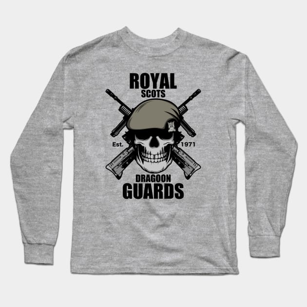 Royal Scots Dragoon Guards Long Sleeve T-Shirt by TCP